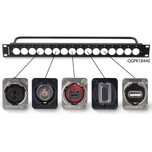 Main product image for Switchcraft QGPK1B440 1RU 1 x 16 EH Panel Tapped 245-5364